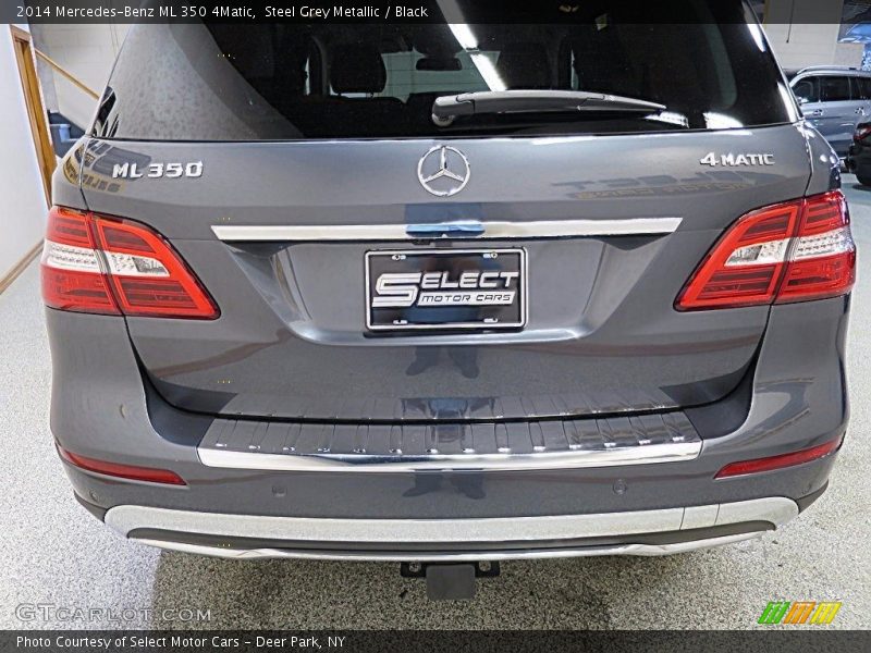 Steel Grey Metallic / Black 2014 Mercedes-Benz ML 350 4Matic