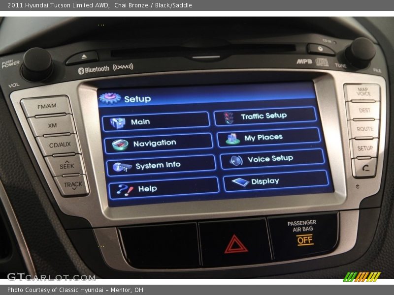 Chai Bronze / Black/Saddle 2011 Hyundai Tucson Limited AWD