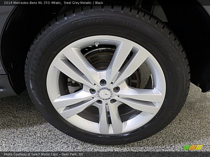 Steel Grey Metallic / Black 2014 Mercedes-Benz ML 350 4Matic