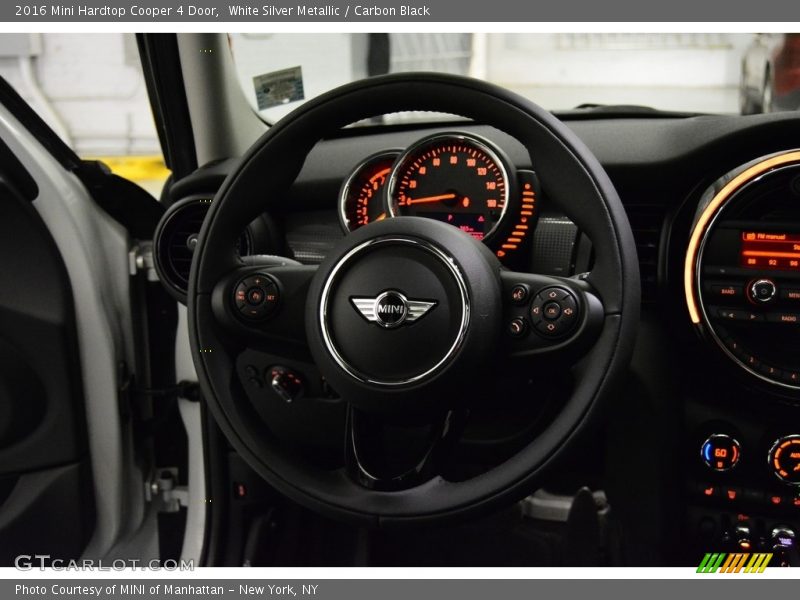 White Silver Metallic / Carbon Black 2016 Mini Hardtop Cooper 4 Door