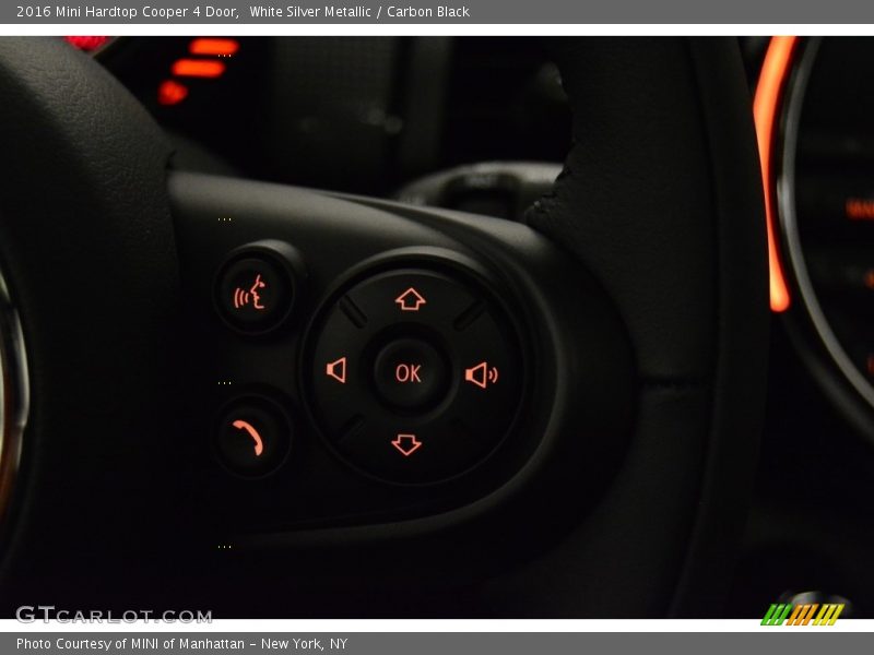 White Silver Metallic / Carbon Black 2016 Mini Hardtop Cooper 4 Door