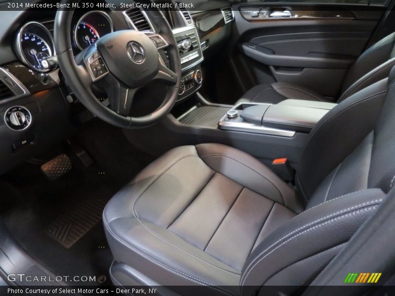 Steel Grey Metallic / Black 2014 Mercedes-Benz ML 350 4Matic