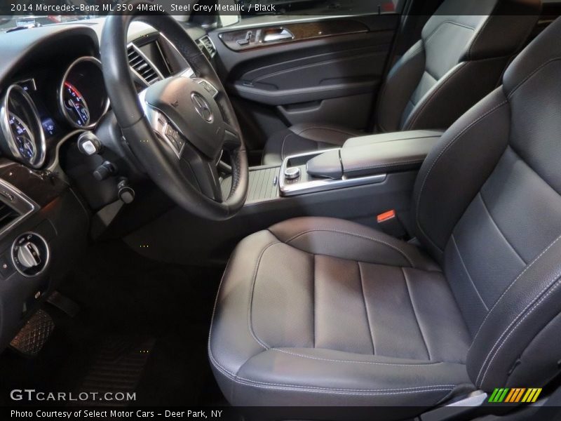 Steel Grey Metallic / Black 2014 Mercedes-Benz ML 350 4Matic