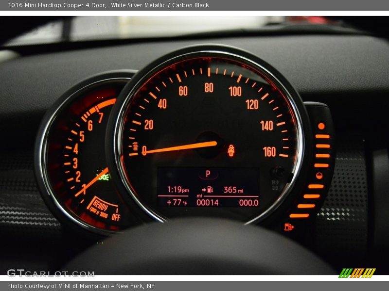 White Silver Metallic / Carbon Black 2016 Mini Hardtop Cooper 4 Door