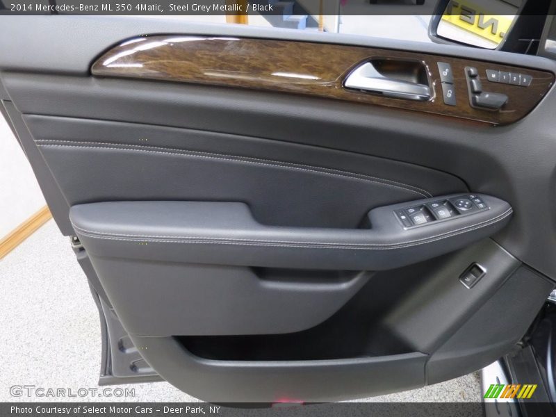 Steel Grey Metallic / Black 2014 Mercedes-Benz ML 350 4Matic