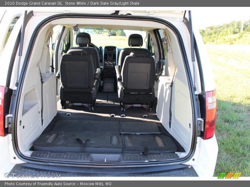 Stone White / Dark Slate Gray/Light Shale 2010 Dodge Grand Caravan SE