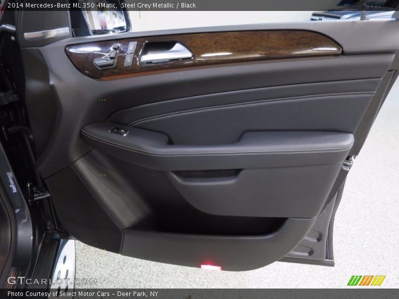 Steel Grey Metallic / Black 2014 Mercedes-Benz ML 350 4Matic