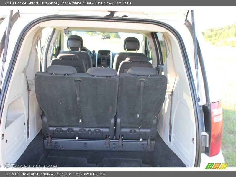Stone White / Dark Slate Gray/Light Shale 2010 Dodge Grand Caravan SE