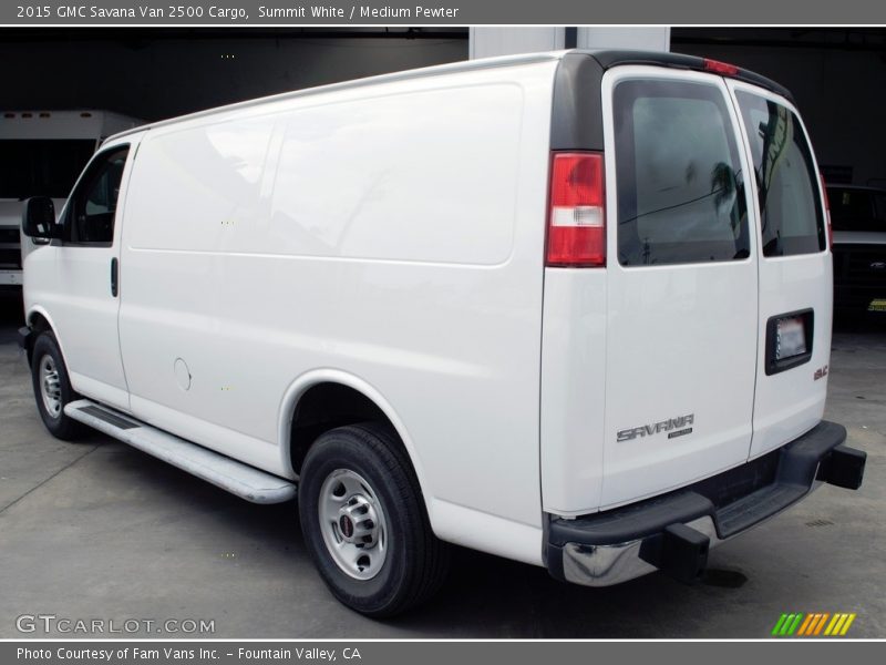 Summit White / Medium Pewter 2015 GMC Savana Van 2500 Cargo