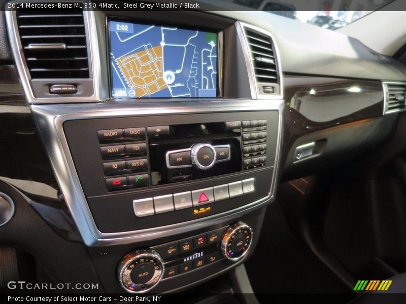 Steel Grey Metallic / Black 2014 Mercedes-Benz ML 350 4Matic