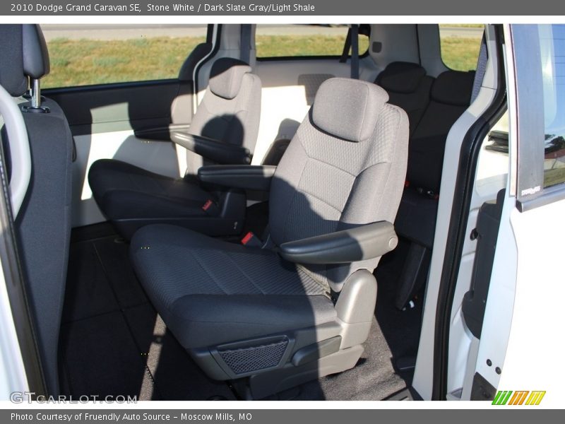 Stone White / Dark Slate Gray/Light Shale 2010 Dodge Grand Caravan SE