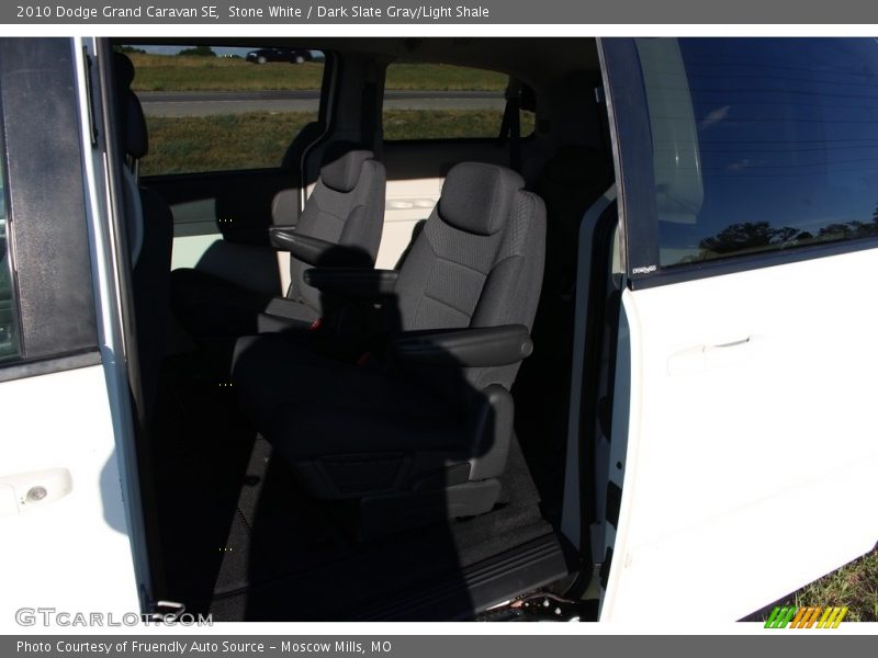 Stone White / Dark Slate Gray/Light Shale 2010 Dodge Grand Caravan SE