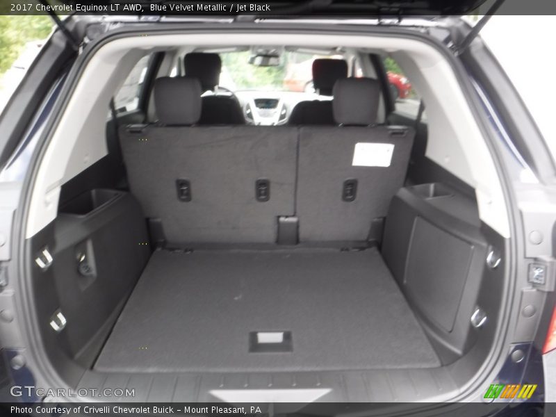 Blue Velvet Metallic / Jet Black 2017 Chevrolet Equinox LT AWD
