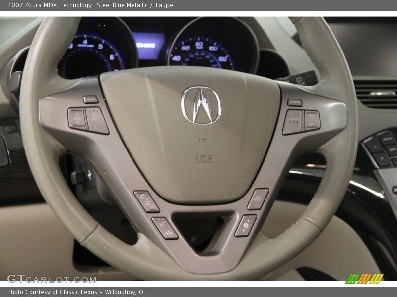Steel Blue Metallic / Taupe 2007 Acura MDX Technology