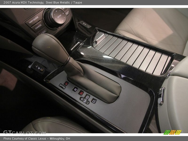 Steel Blue Metallic / Taupe 2007 Acura MDX Technology