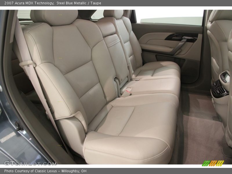 Steel Blue Metallic / Taupe 2007 Acura MDX Technology