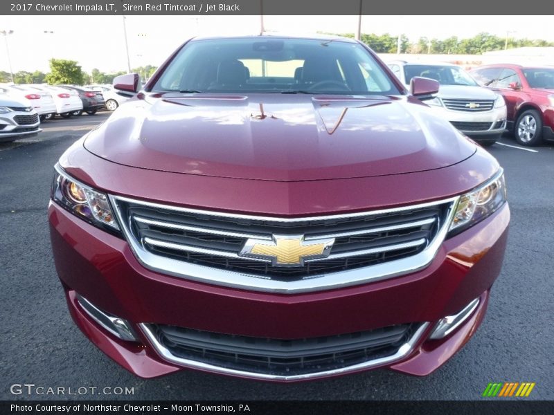 Siren Red Tintcoat / Jet Black 2017 Chevrolet Impala LT