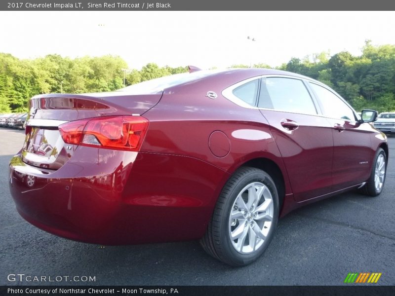 Siren Red Tintcoat / Jet Black 2017 Chevrolet Impala LT