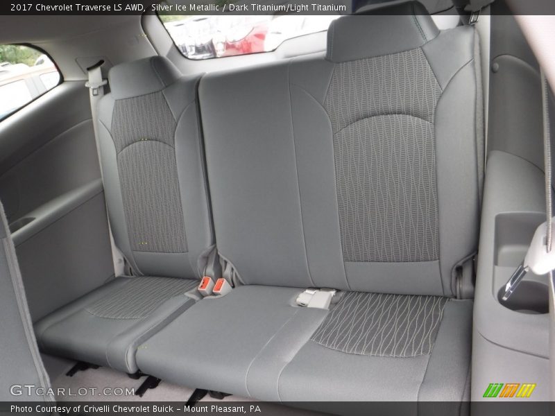Silver Ice Metallic / Dark Titanium/Light Titanium 2017 Chevrolet Traverse LS AWD