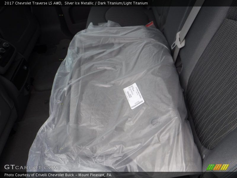 Silver Ice Metallic / Dark Titanium/Light Titanium 2017 Chevrolet Traverse LS AWD