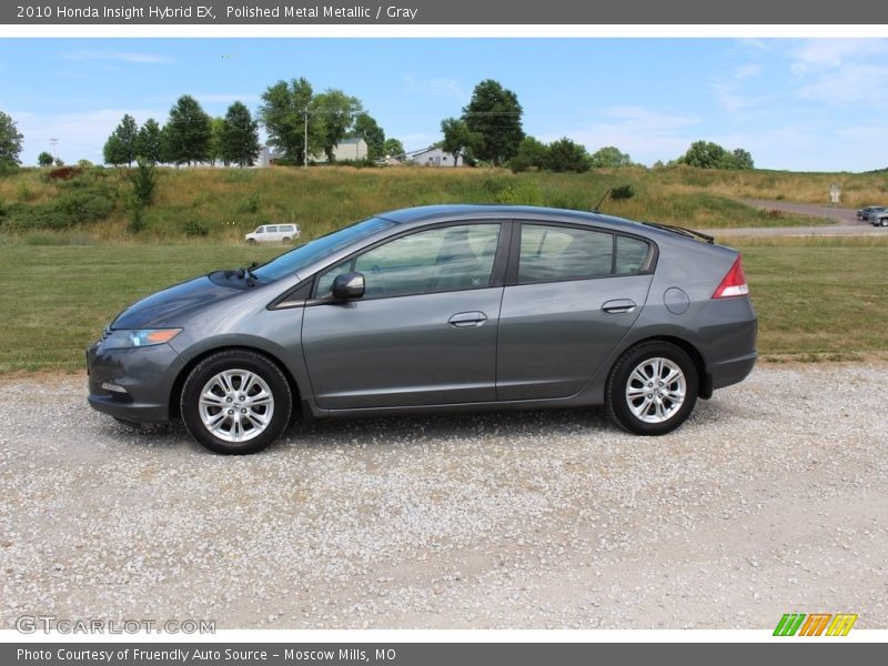 Polished Metal Metallic / Gray 2010 Honda Insight Hybrid EX