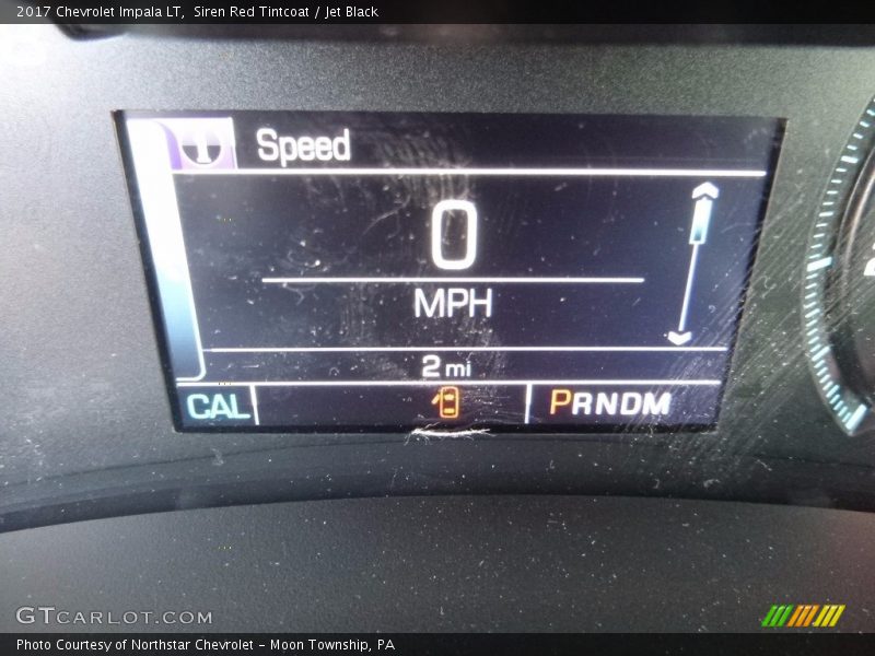 Siren Red Tintcoat / Jet Black 2017 Chevrolet Impala LT