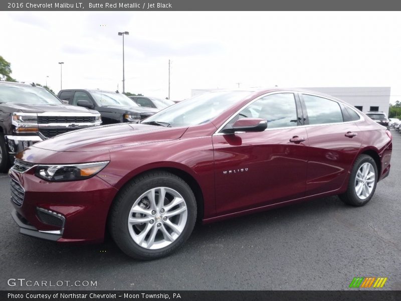 Butte Red Metallic / Jet Black 2016 Chevrolet Malibu LT