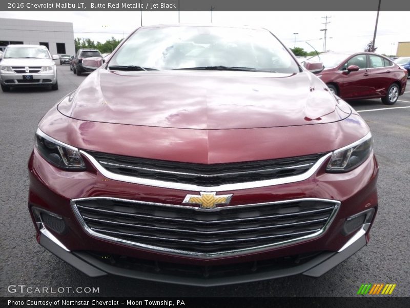 Butte Red Metallic / Jet Black 2016 Chevrolet Malibu LT