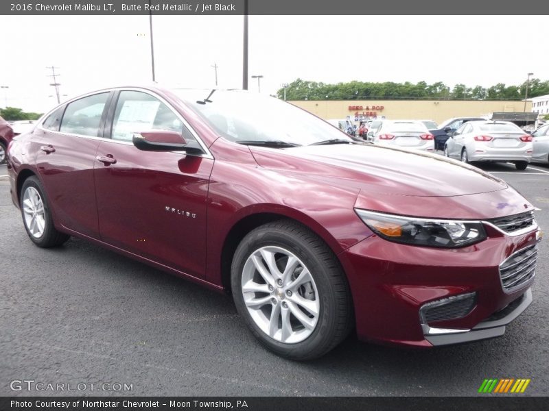 Butte Red Metallic / Jet Black 2016 Chevrolet Malibu LT