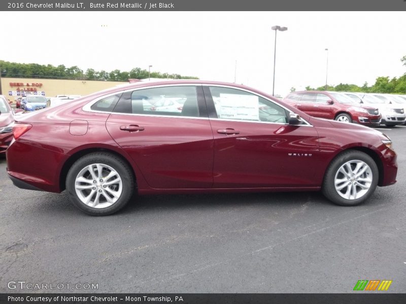Butte Red Metallic / Jet Black 2016 Chevrolet Malibu LT