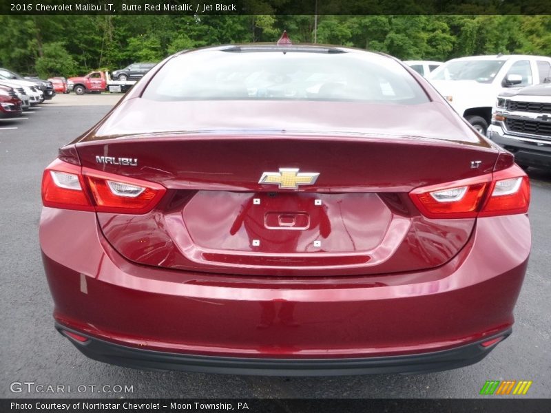 Butte Red Metallic / Jet Black 2016 Chevrolet Malibu LT