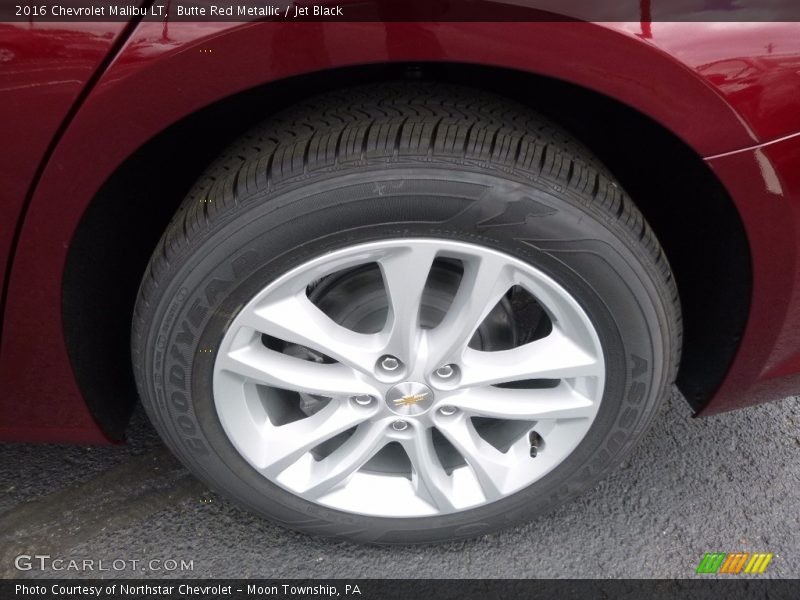 Butte Red Metallic / Jet Black 2016 Chevrolet Malibu LT
