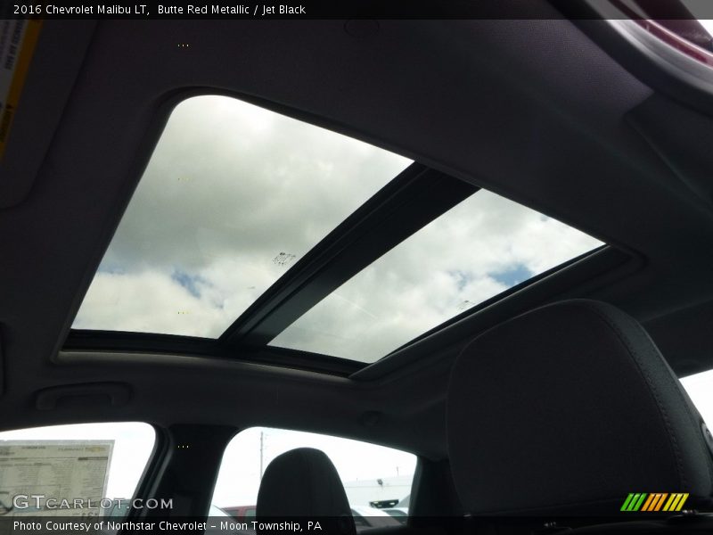 Butte Red Metallic / Jet Black 2016 Chevrolet Malibu LT