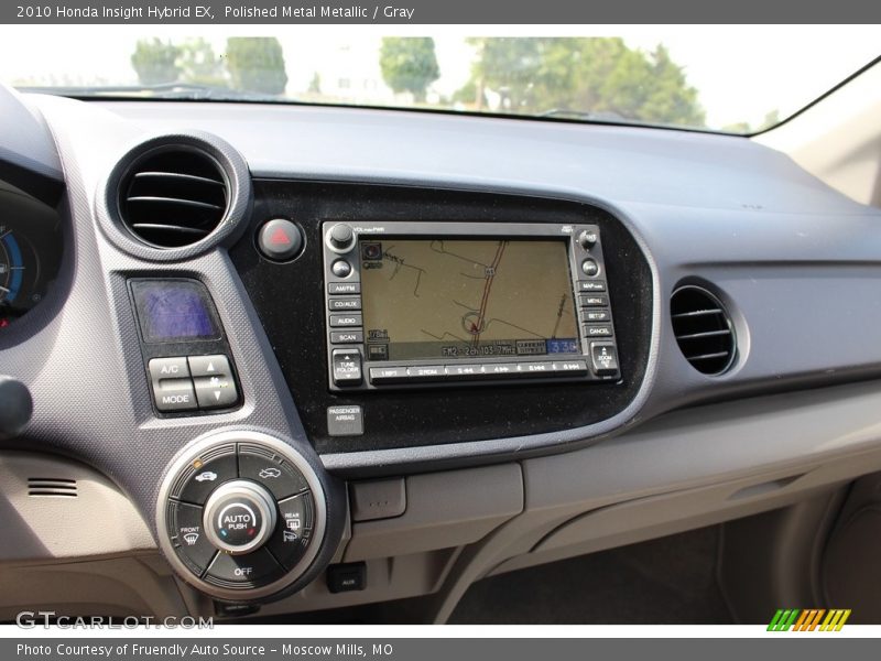 Polished Metal Metallic / Gray 2010 Honda Insight Hybrid EX