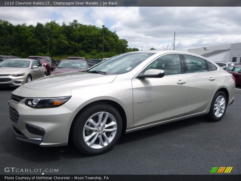 Champagne Silver Metallic / Jet Black 2016 Chevrolet Malibu LT