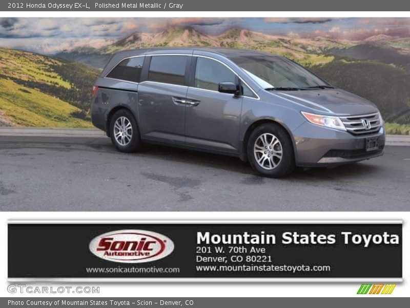 Polished Metal Metallic / Gray 2012 Honda Odyssey EX-L