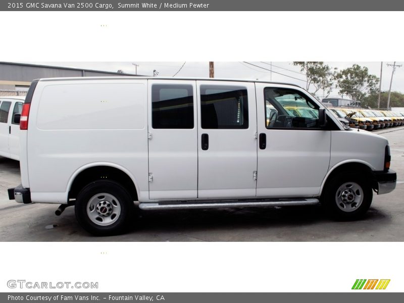 Summit White / Medium Pewter 2015 GMC Savana Van 2500 Cargo