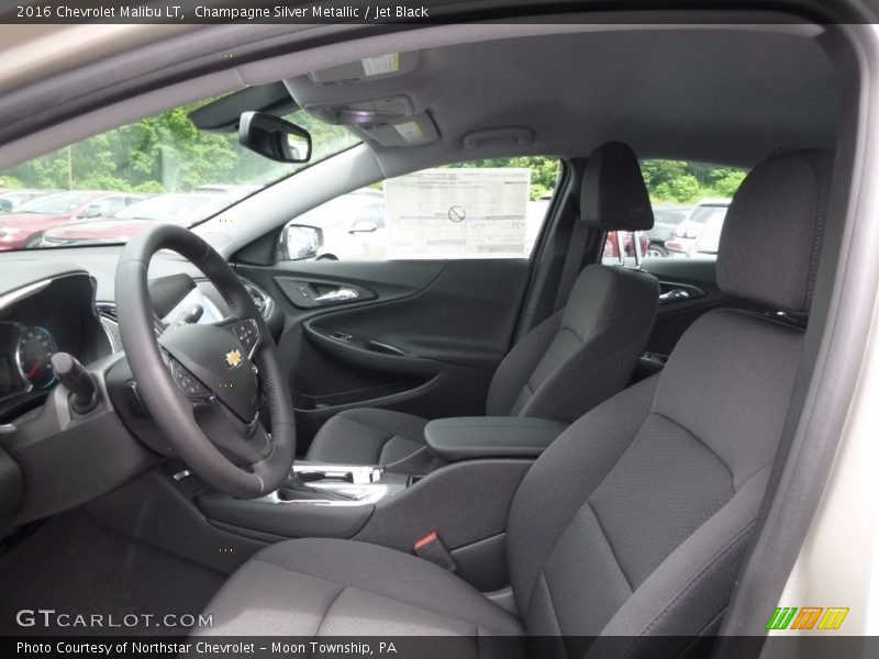 Champagne Silver Metallic / Jet Black 2016 Chevrolet Malibu LT