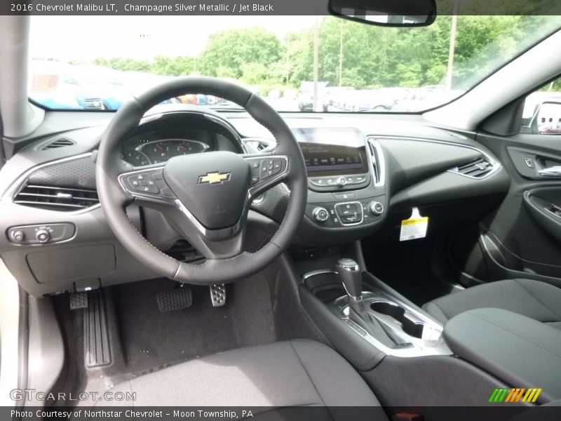 Champagne Silver Metallic / Jet Black 2016 Chevrolet Malibu LT