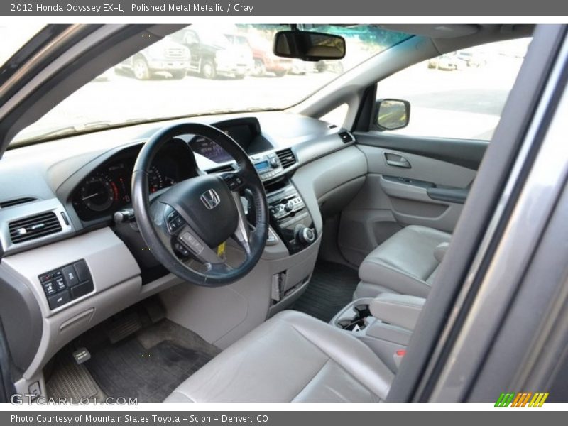 Polished Metal Metallic / Gray 2012 Honda Odyssey EX-L
