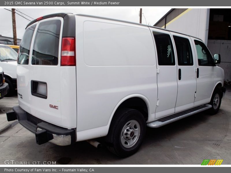 Summit White / Medium Pewter 2015 GMC Savana Van 2500 Cargo