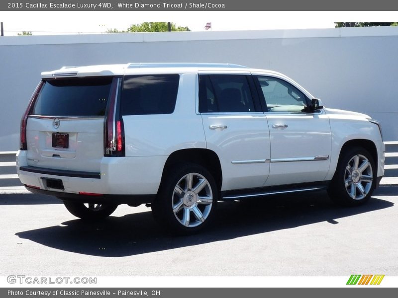 White Diamond Tricoat / Shale/Cocoa 2015 Cadillac Escalade Luxury 4WD