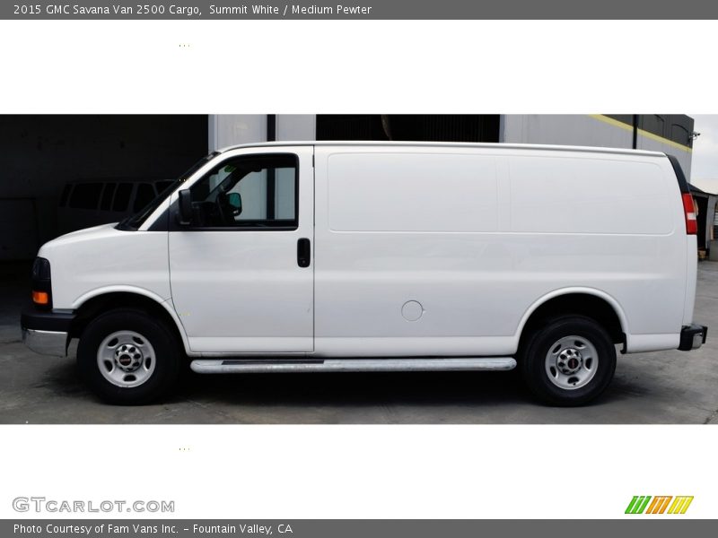 Summit White / Medium Pewter 2015 GMC Savana Van 2500 Cargo