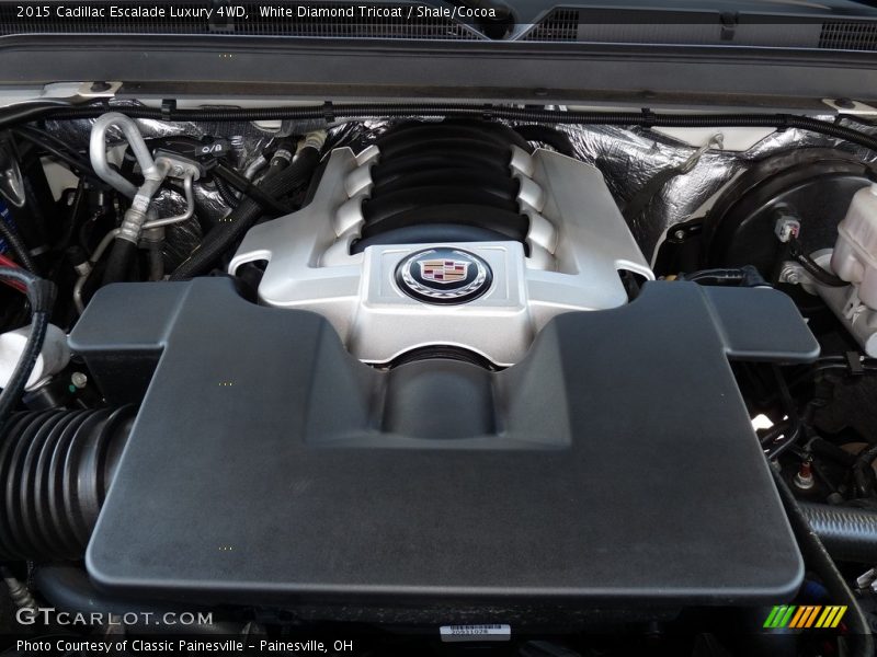 White Diamond Tricoat / Shale/Cocoa 2015 Cadillac Escalade Luxury 4WD