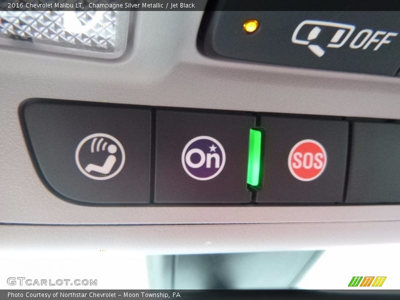 Champagne Silver Metallic / Jet Black 2016 Chevrolet Malibu LT