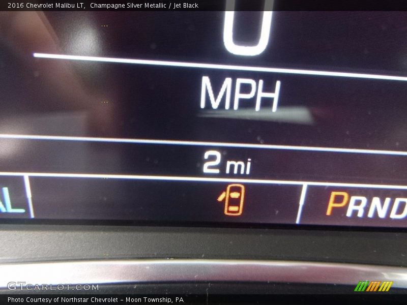 Champagne Silver Metallic / Jet Black 2016 Chevrolet Malibu LT