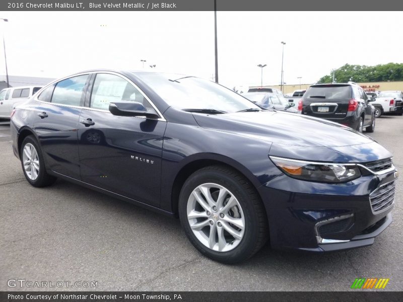 Blue Velvet Metallic / Jet Black 2016 Chevrolet Malibu LT