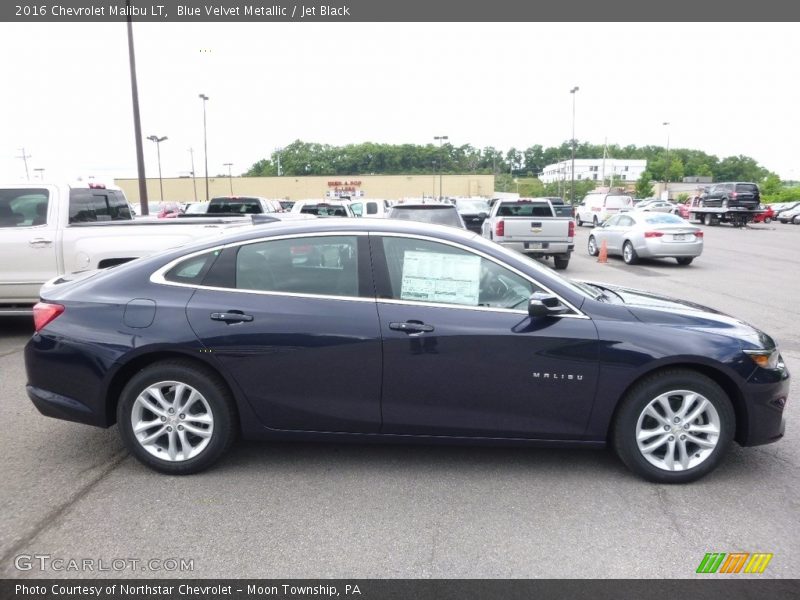 Blue Velvet Metallic / Jet Black 2016 Chevrolet Malibu LT