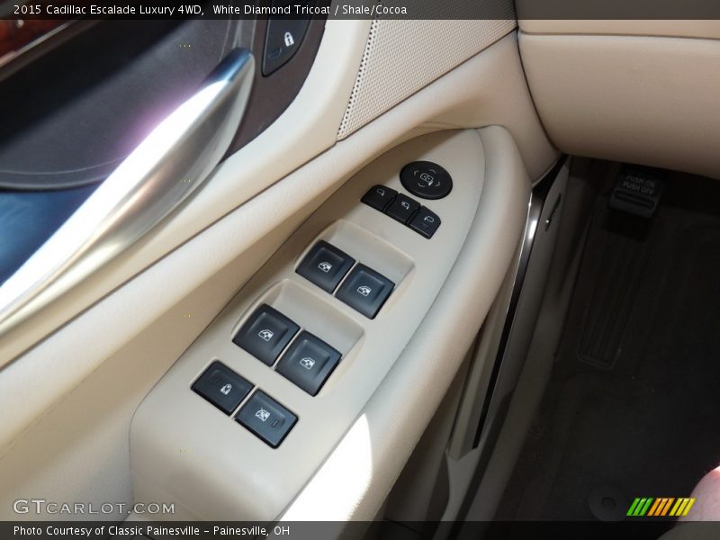 White Diamond Tricoat / Shale/Cocoa 2015 Cadillac Escalade Luxury 4WD