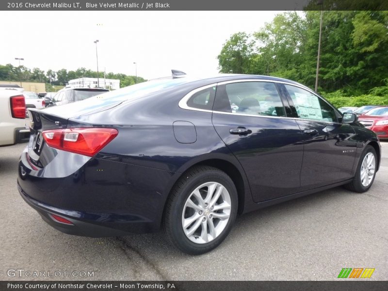 Blue Velvet Metallic / Jet Black 2016 Chevrolet Malibu LT